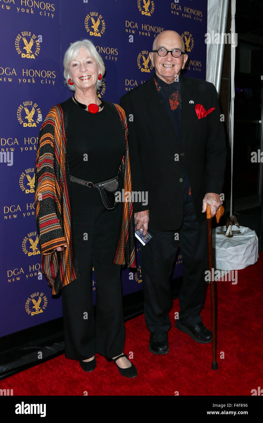 New York, USA. 15th October, 2015. Actress Jane Alexander (L) and Erwin Sherin attend the DGA Honors Gala 2015 at the DGA Theater on October 15, 2015 in New York City. Credit:  Debby Wong/Alamy Live News Stock Photo