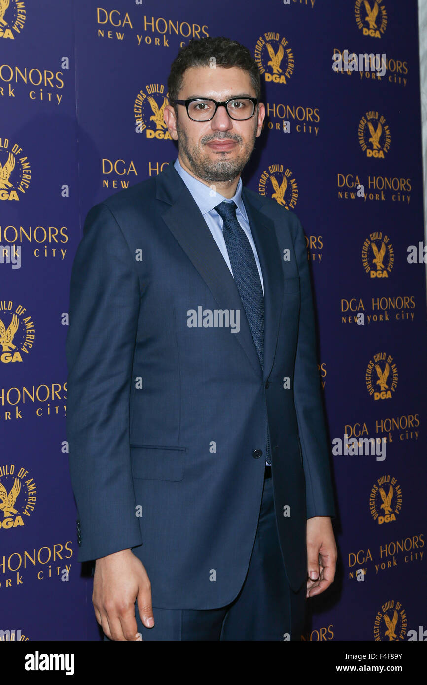 New York, USA. 15th October, 2015. Director Sam Esmail attends the DGA Honors Gala 2015 at the DGA Theater on October 15, 2015 in New York City. Credit:  Debby Wong/Alamy Live News Stock Photo