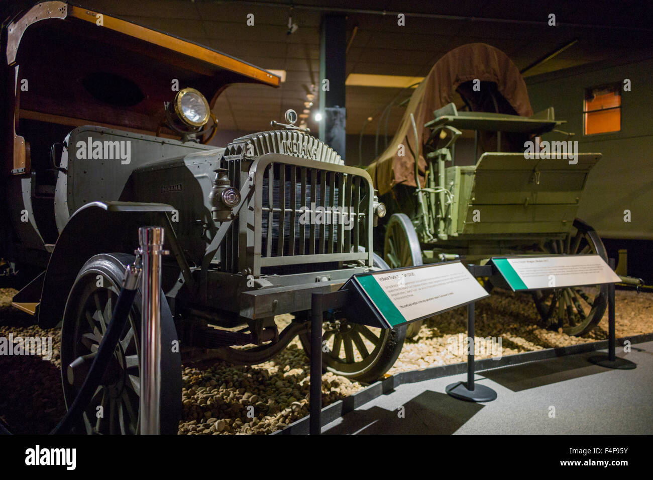 USA, Virginia, Fort Lee, US Army Quartermaster Corps Museum at Fort Lee,  WW1-era Indiana military truck Stock Photo - Alamy