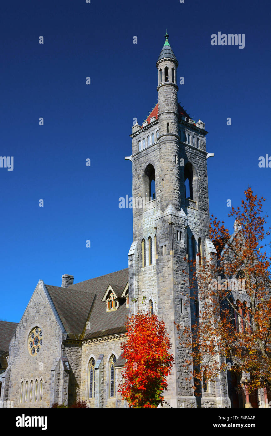North Congregational Church in St. Johnsbury, Vermont, USA Stock Photo