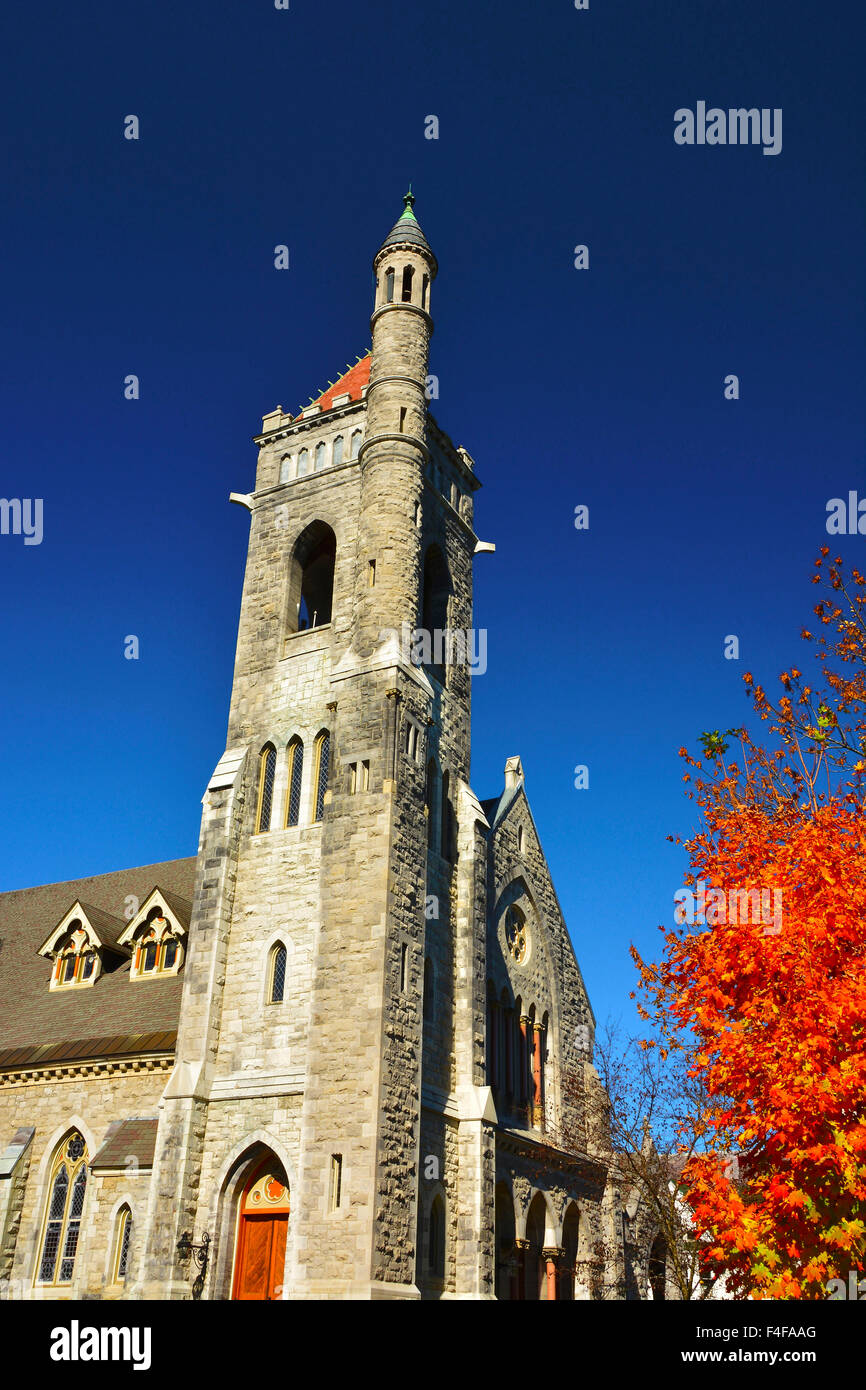 North Congregational Church in St. Johnsbury, Vermont, USA Stock Photo