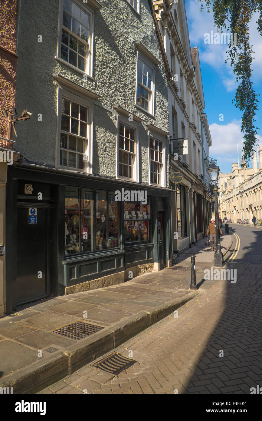 A visit to the historic University City of Oxford Oxfordshire England UK Scriptum Stationery Shop Turl Street Stock Photo
