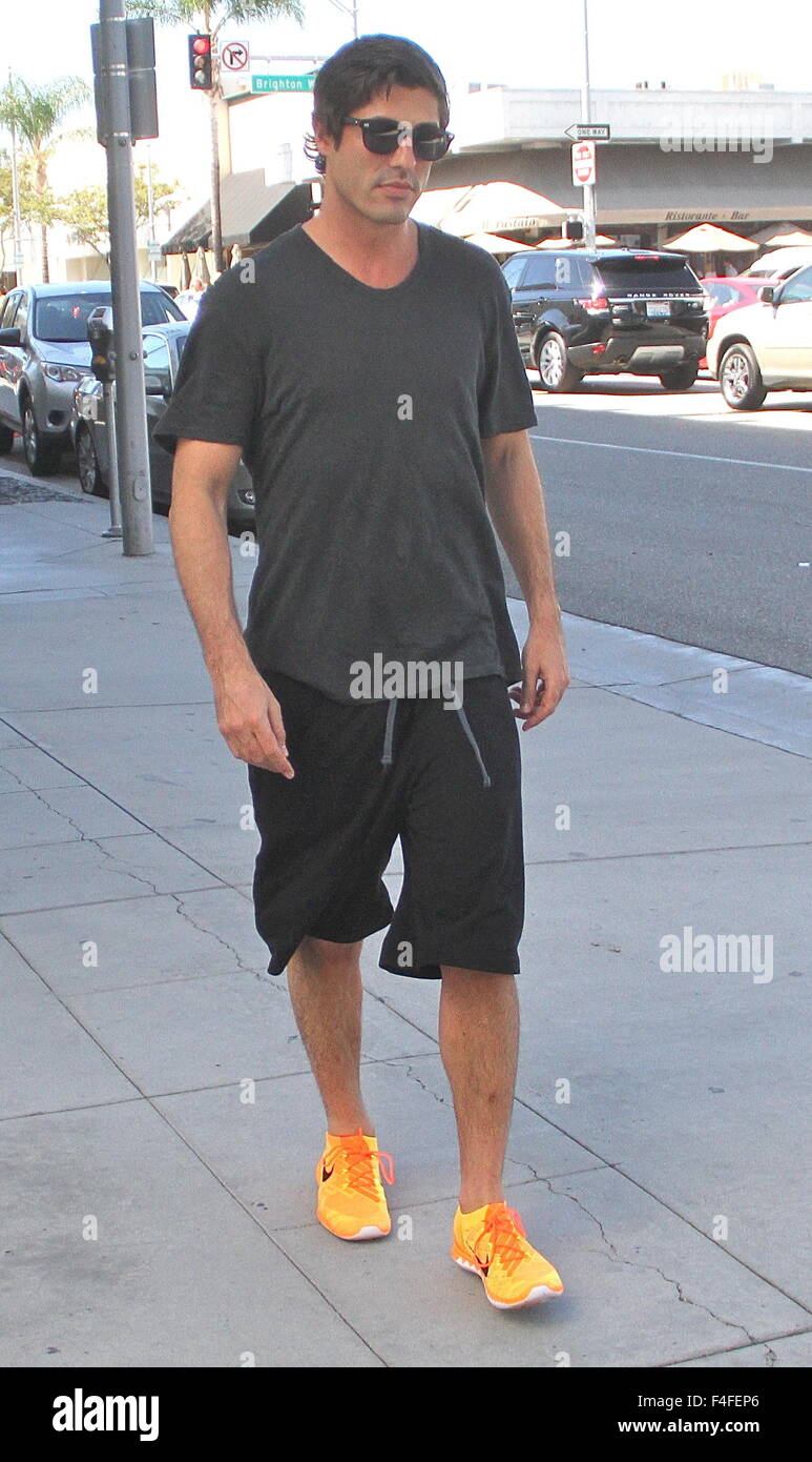 Brandon Davis out and about in Beverly Hills Featuring: Brandon Davis