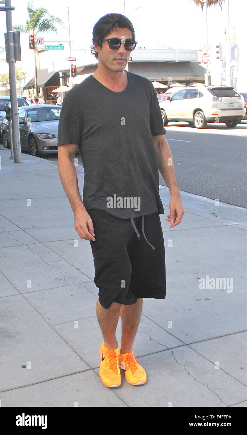 Brandon Davis out and about in Beverly Hills Featuring: Brandon Davis