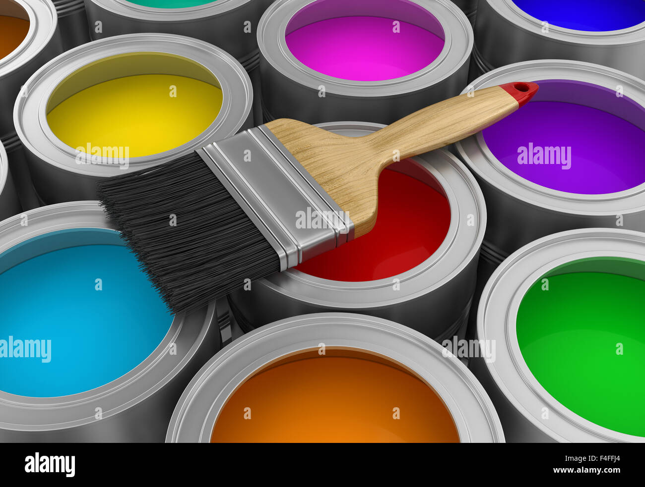 Gallon paint cans hi-res stock photography and images - Alamy