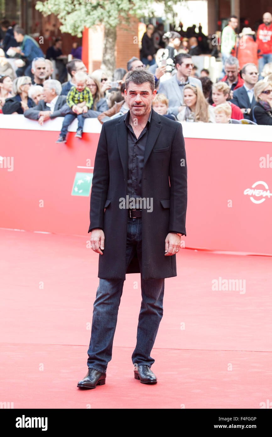Rome, Italy. 17th October, 2015. Thierry Neuvic on the Red Carpet for the French film 'Belle & Sebastien, The Adventures Continue, at the 10th Rome Film Fest., , Roma, Italy,17/10/15 Credit:  Stephen Bisgrove/Alamy Live News Stock Photo