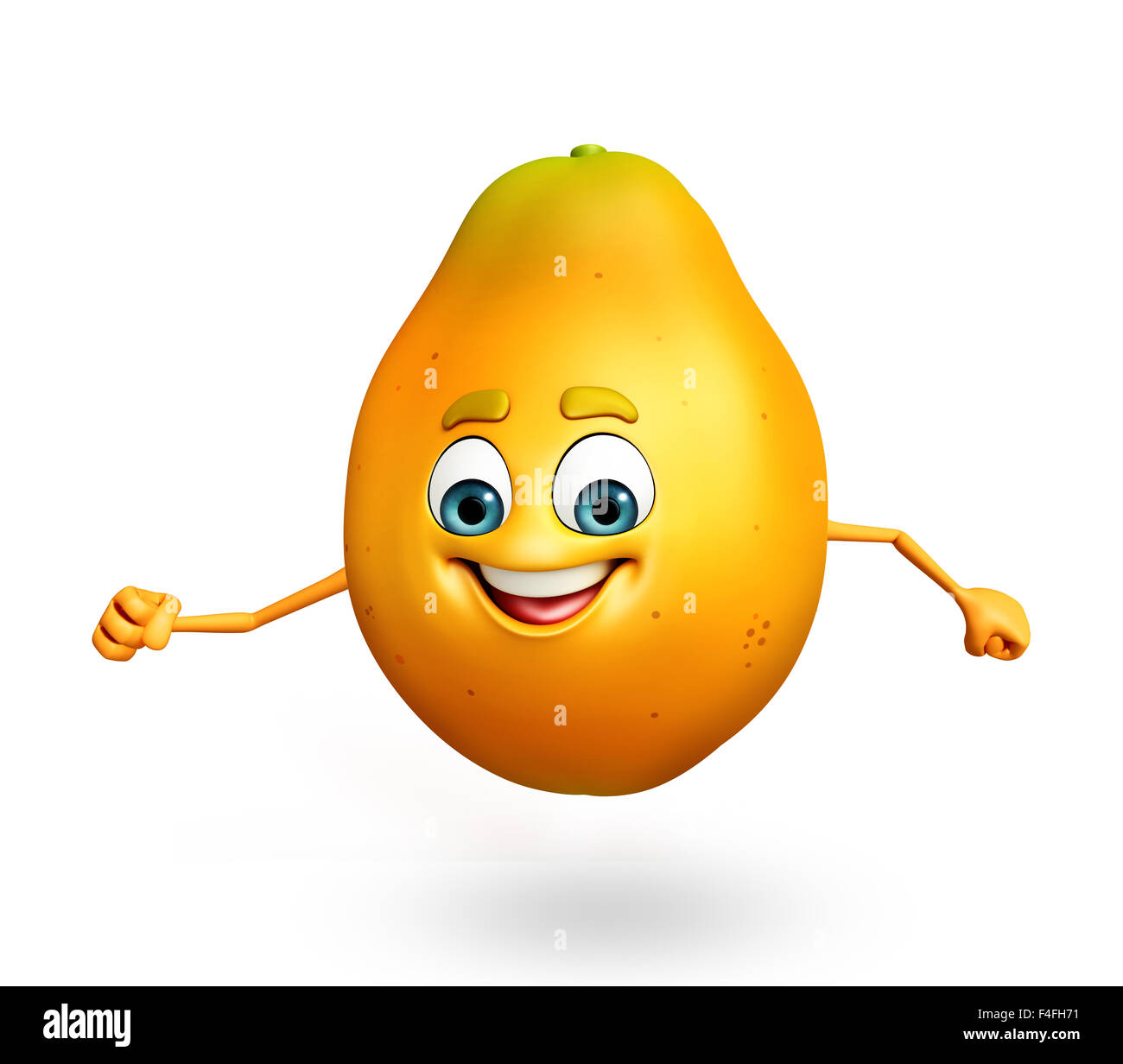 3d rendered illustration papaya cartoon hi-res stock photography and ...