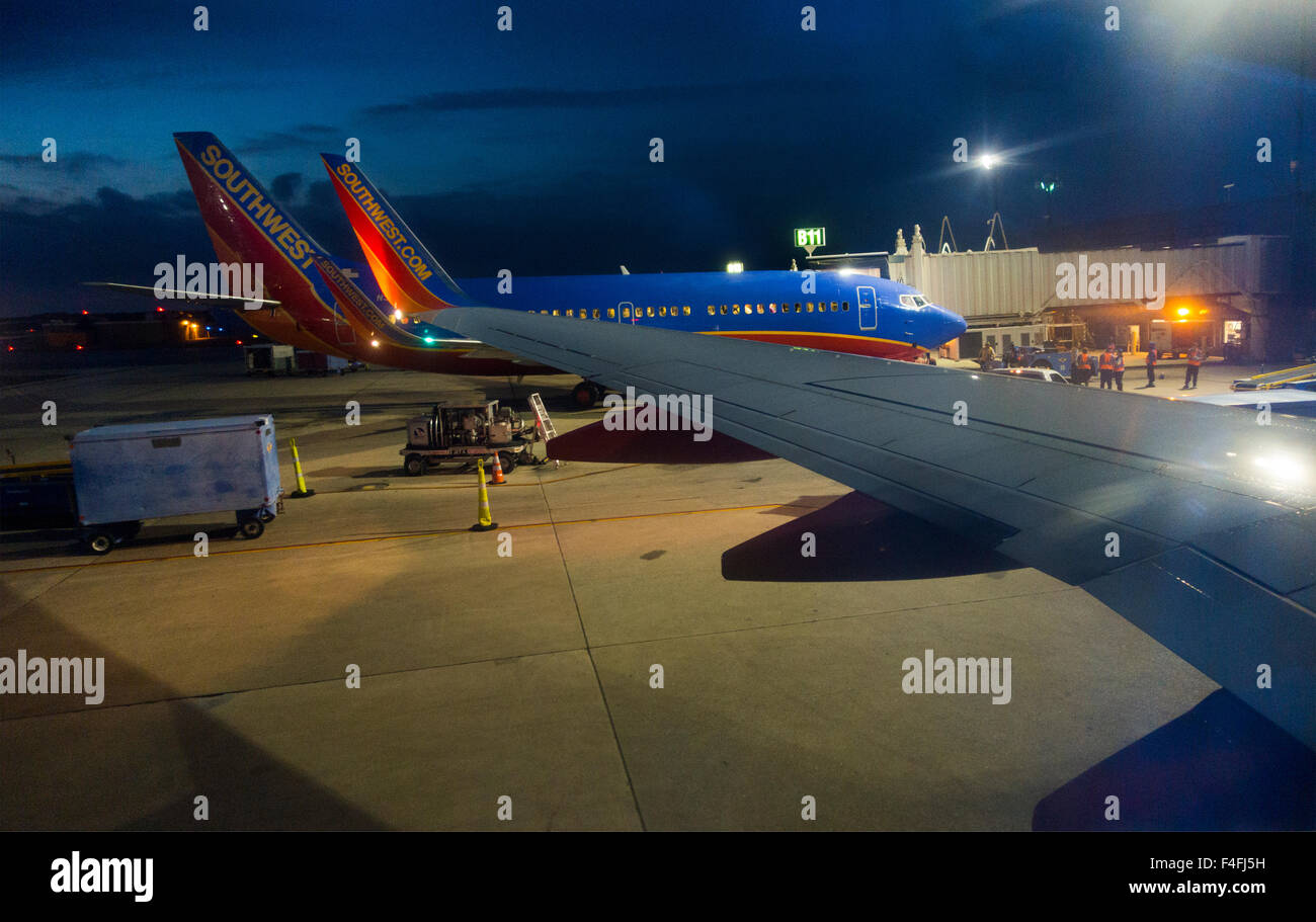 plane landing at Bradley international airport CT Stock Photo Alamy