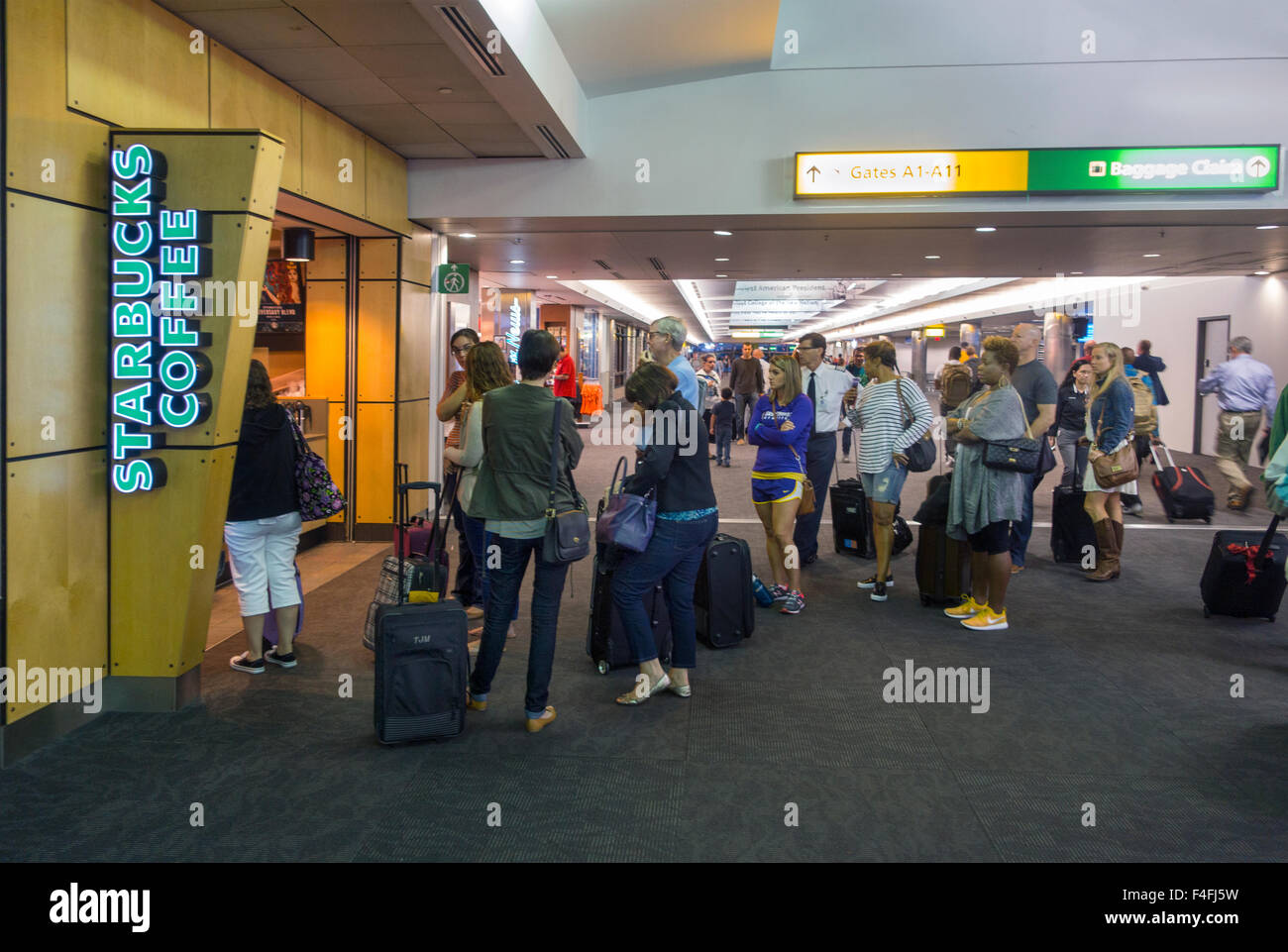 Starbucks coffee in Baltimore airport MD Stock Photo Alamy