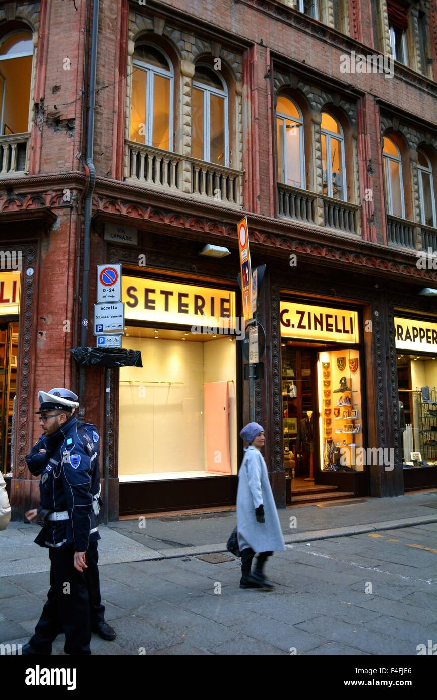 G. Zinelli shop front Bologna Italy Stock Photo