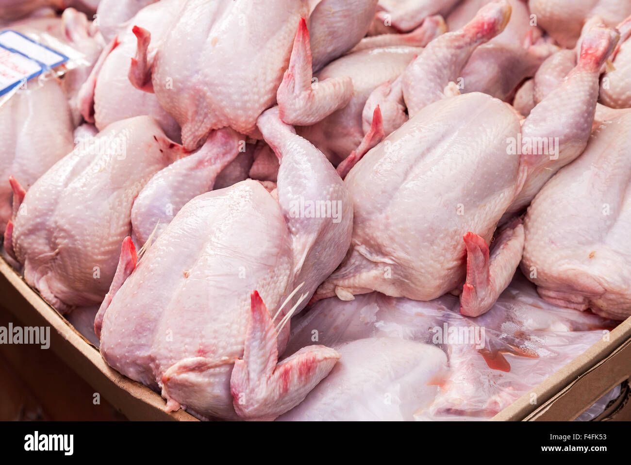 Meat of poultry ready to sale at the farmers market Stock Photo Alamy