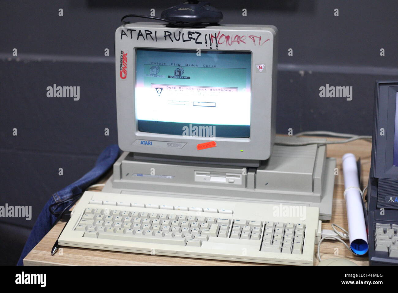 Gdansk, Poland 17th, Oct. 2015 Retro computers show in Gdansk