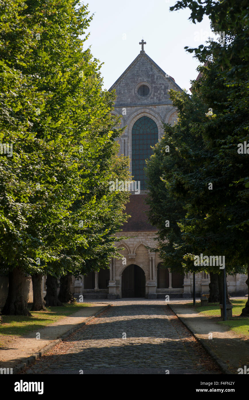 Abbey church, 12th century Cistercian, Pontigny, Yonne, Burgundy  France Stock Photo