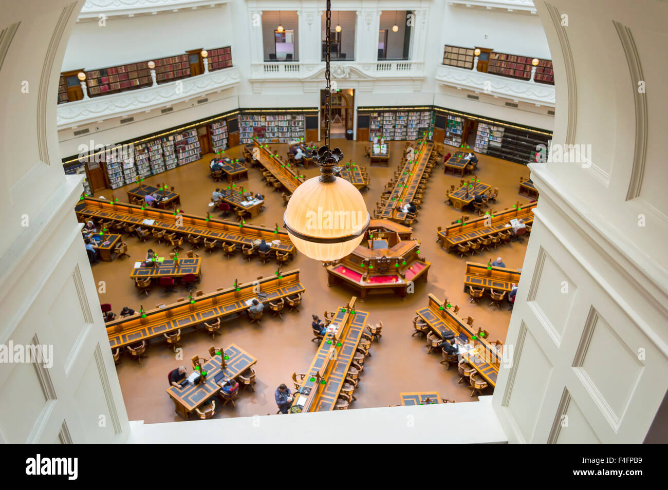 State library of victoria melbourne australia stock photo alamy