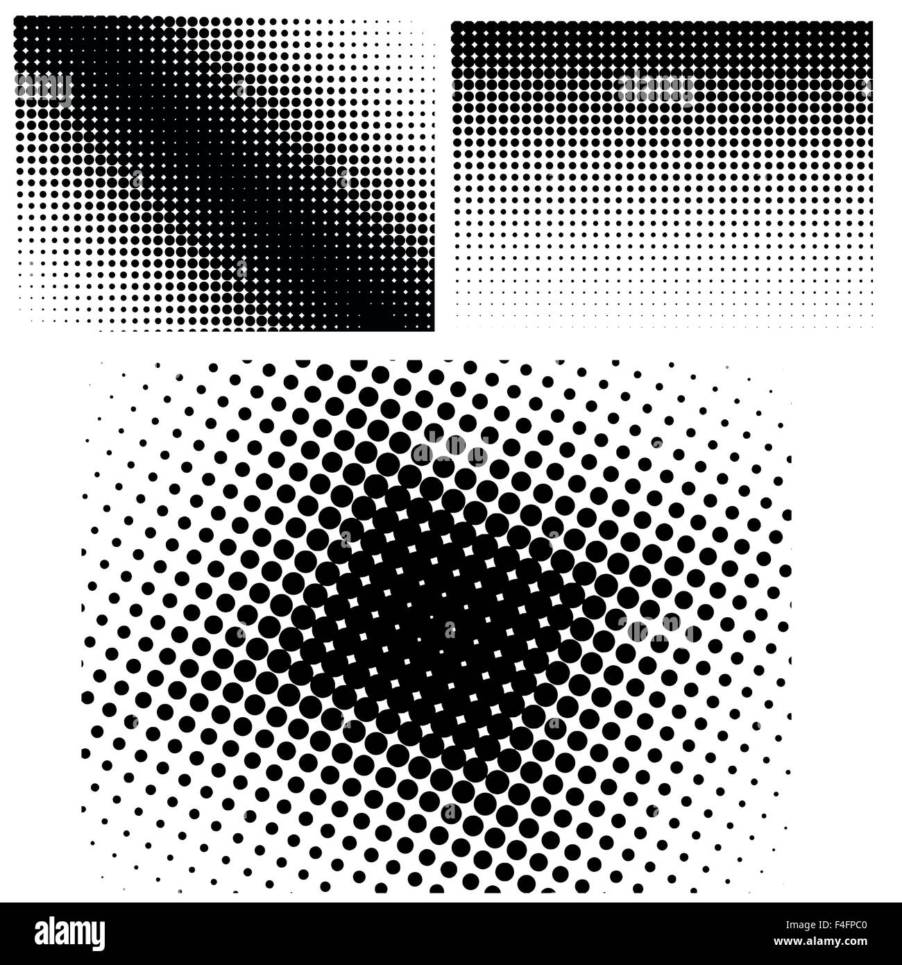 Halftone Patterns. Set of Halftones Stock Vector Image & Art - Alamy