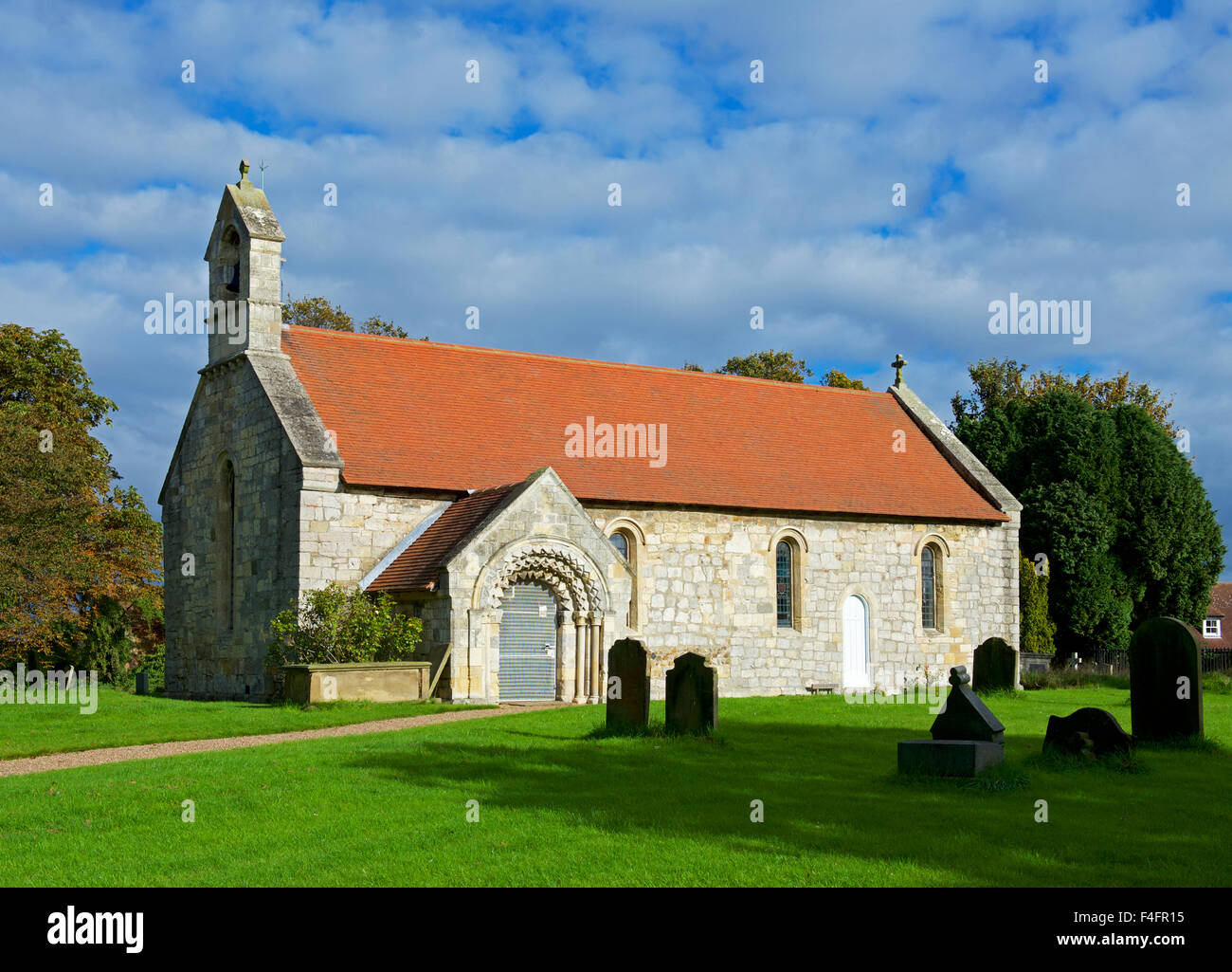 St Nicholas's Church, Askham Bryan, North Yorkshire, England UK Stock Photo