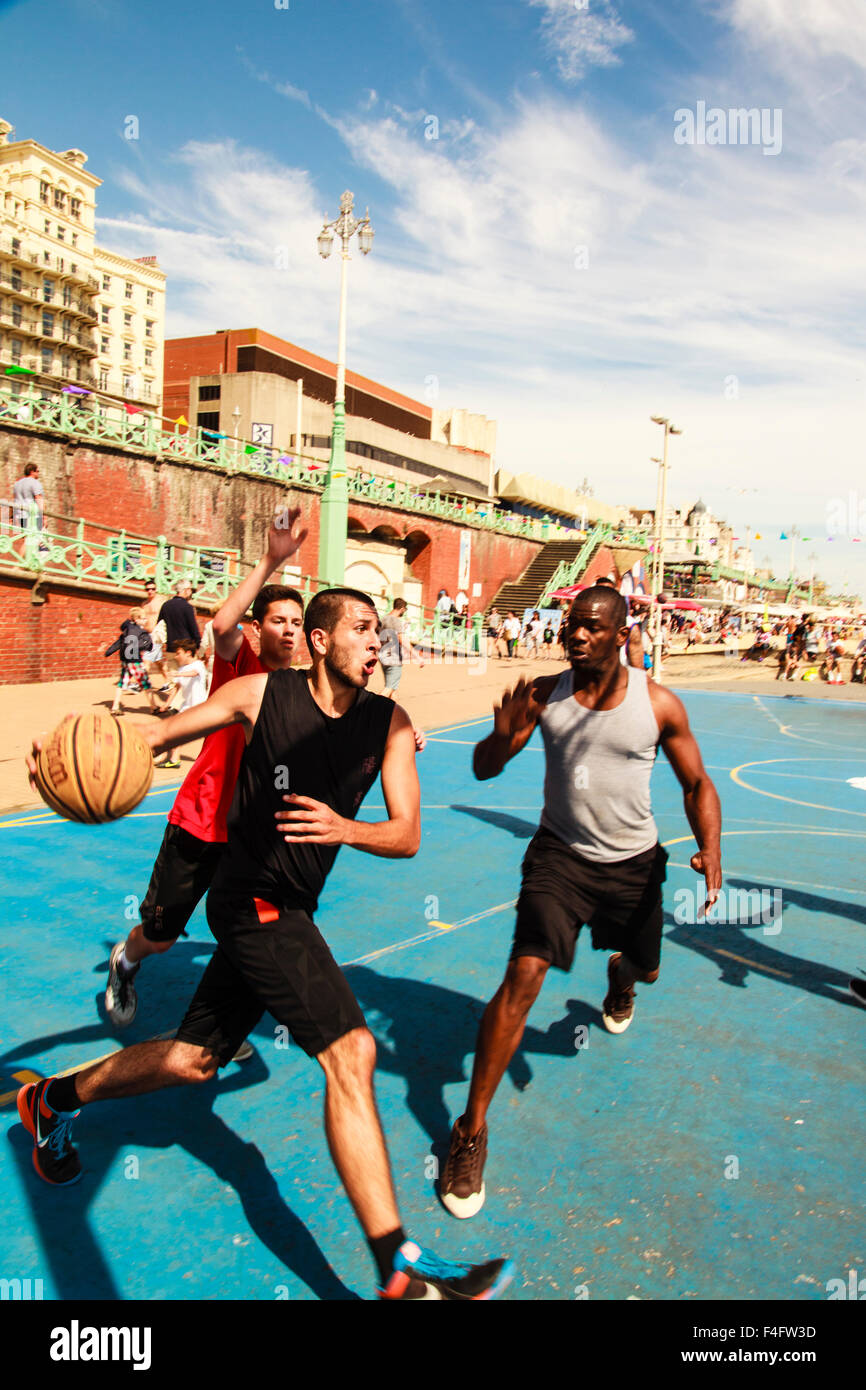 Brighton basketball players, England UK Stock Photo Alamy