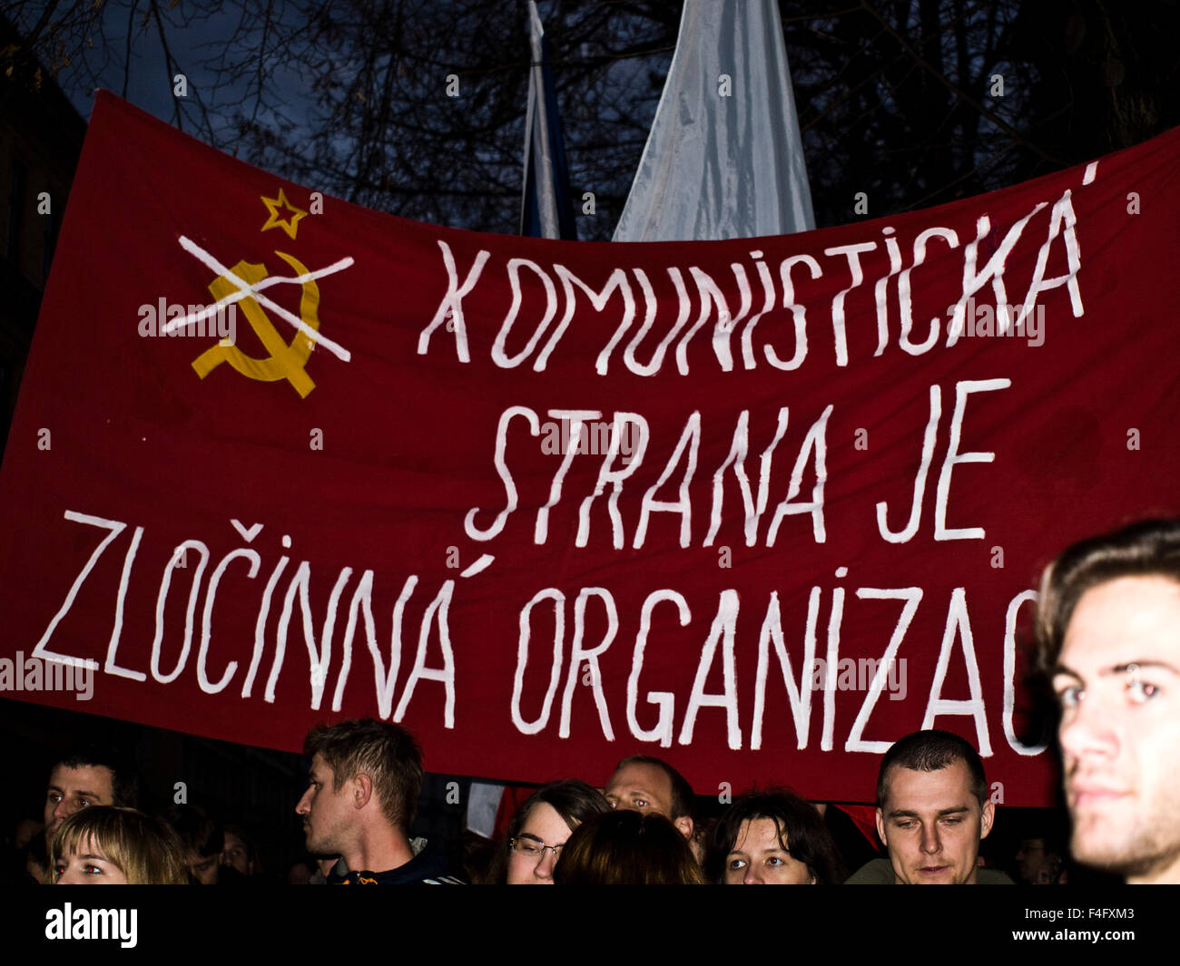 The 20 years anniversary of the velvet revolution in the Czech republic
