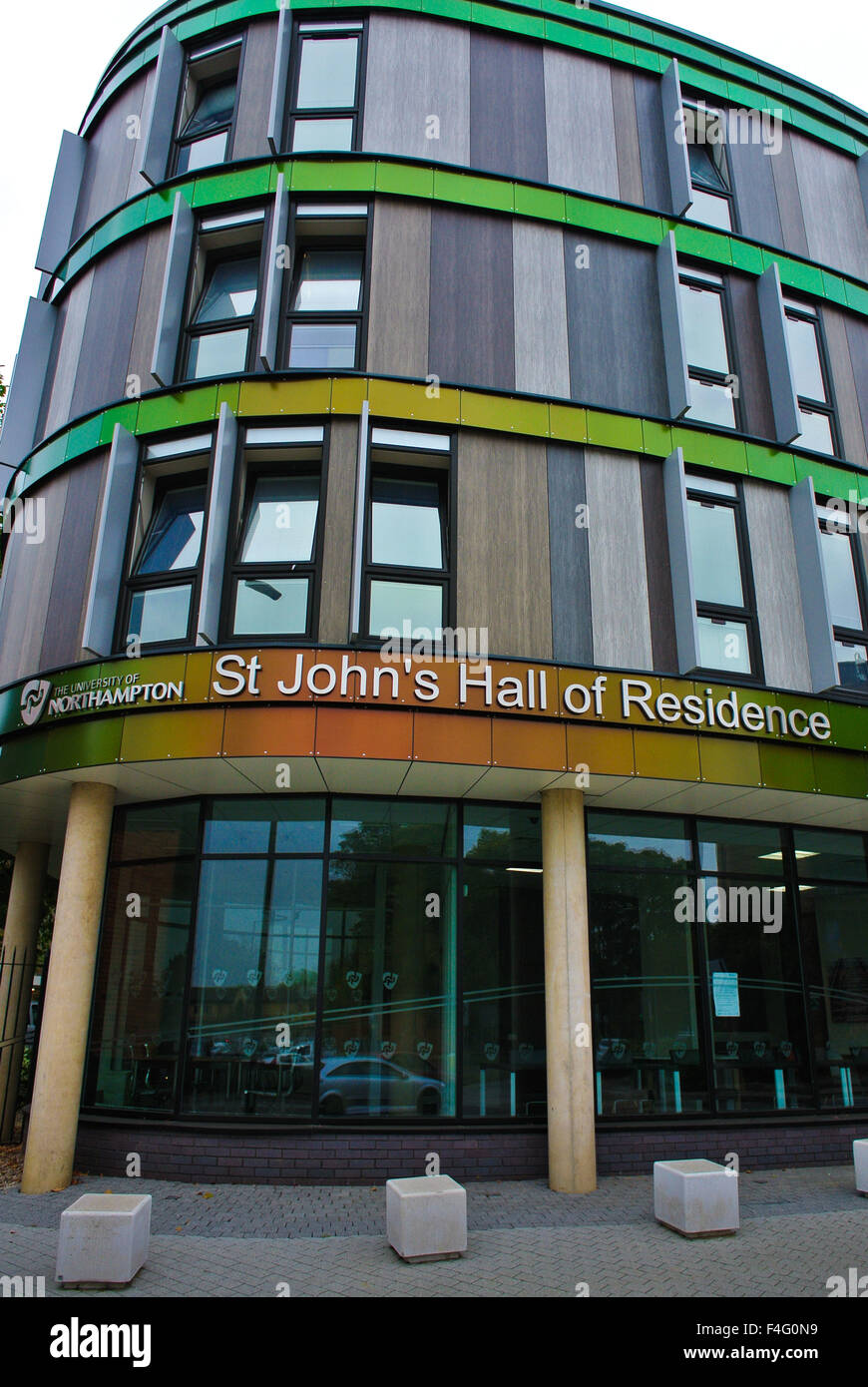 Students Halls of residence St Johns Northampton University Stock Photo