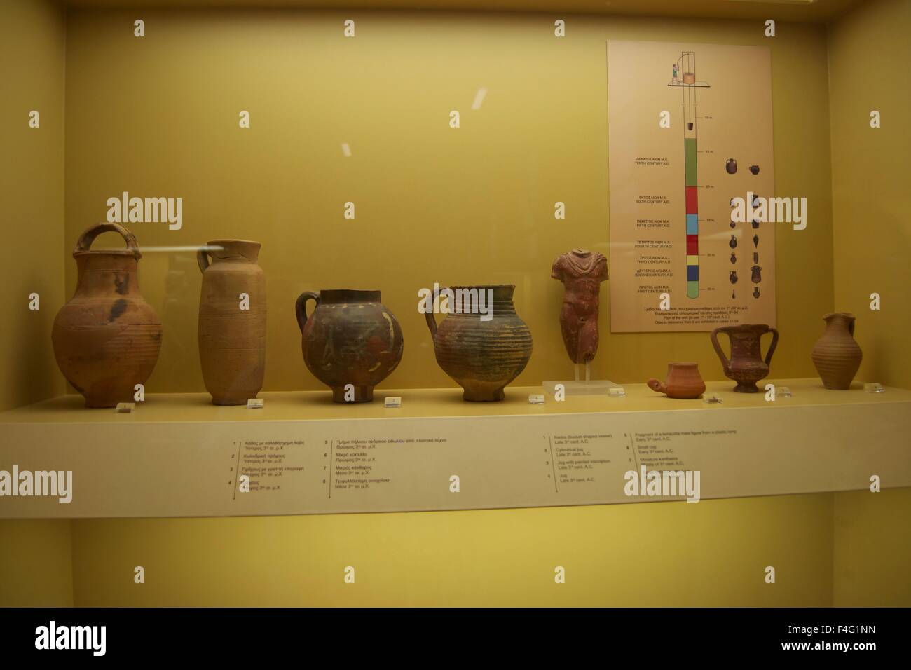 Ancient Greek pottery museum culture clay craft Stock Photo Alamy