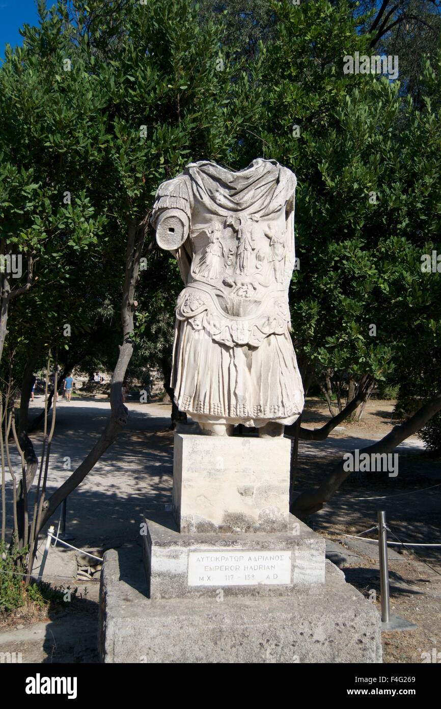 Broken Greek king warrior statue ancient god myth Stock Photo Alamy