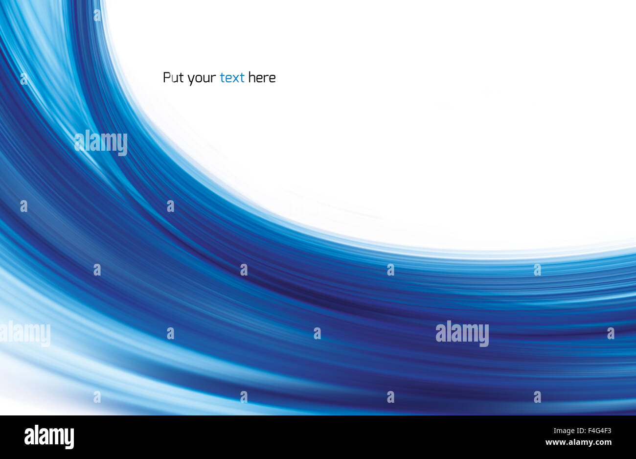 Abstract light and bright waving blue curves background Stock Photo - Alamy