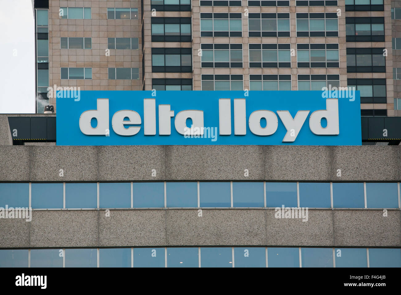 A Logo Sign Outside Of The Headquarters Of The Delta Lloyd Group