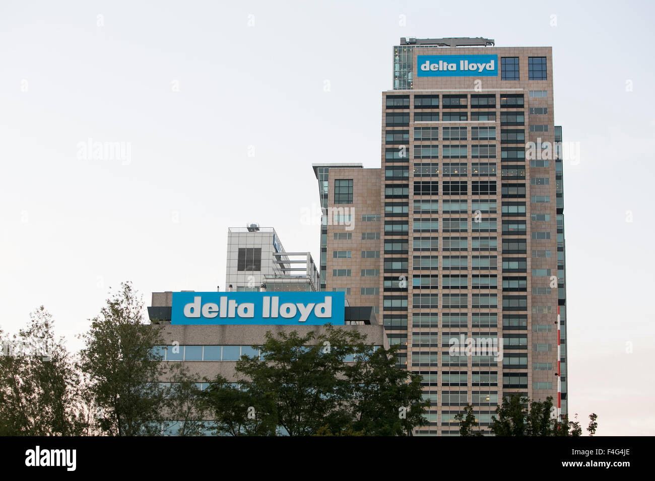 A Logo Sign Outside Of The Headquarters Of The Delta Lloyd Group