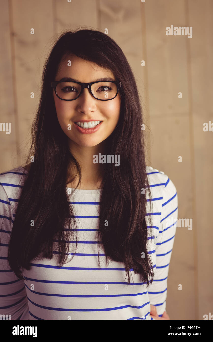 Smiling attractive woman hi-res stock photography and images - Alamy