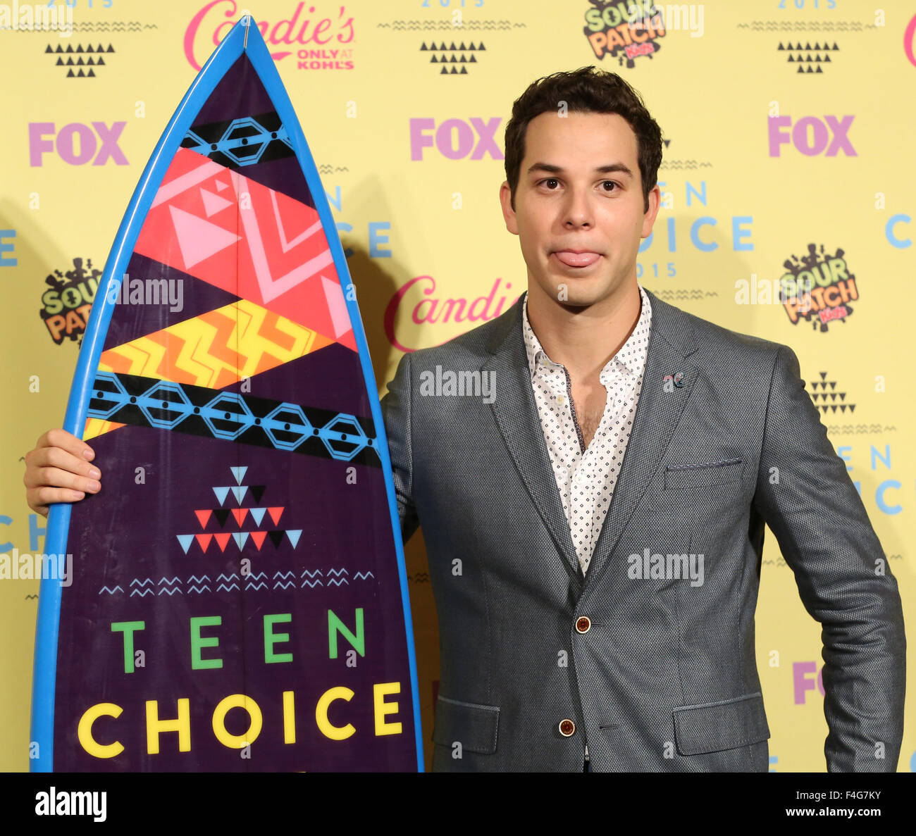 Celebrities attend Teen Choice Awards 2015 - Press Room at USC Galen ...