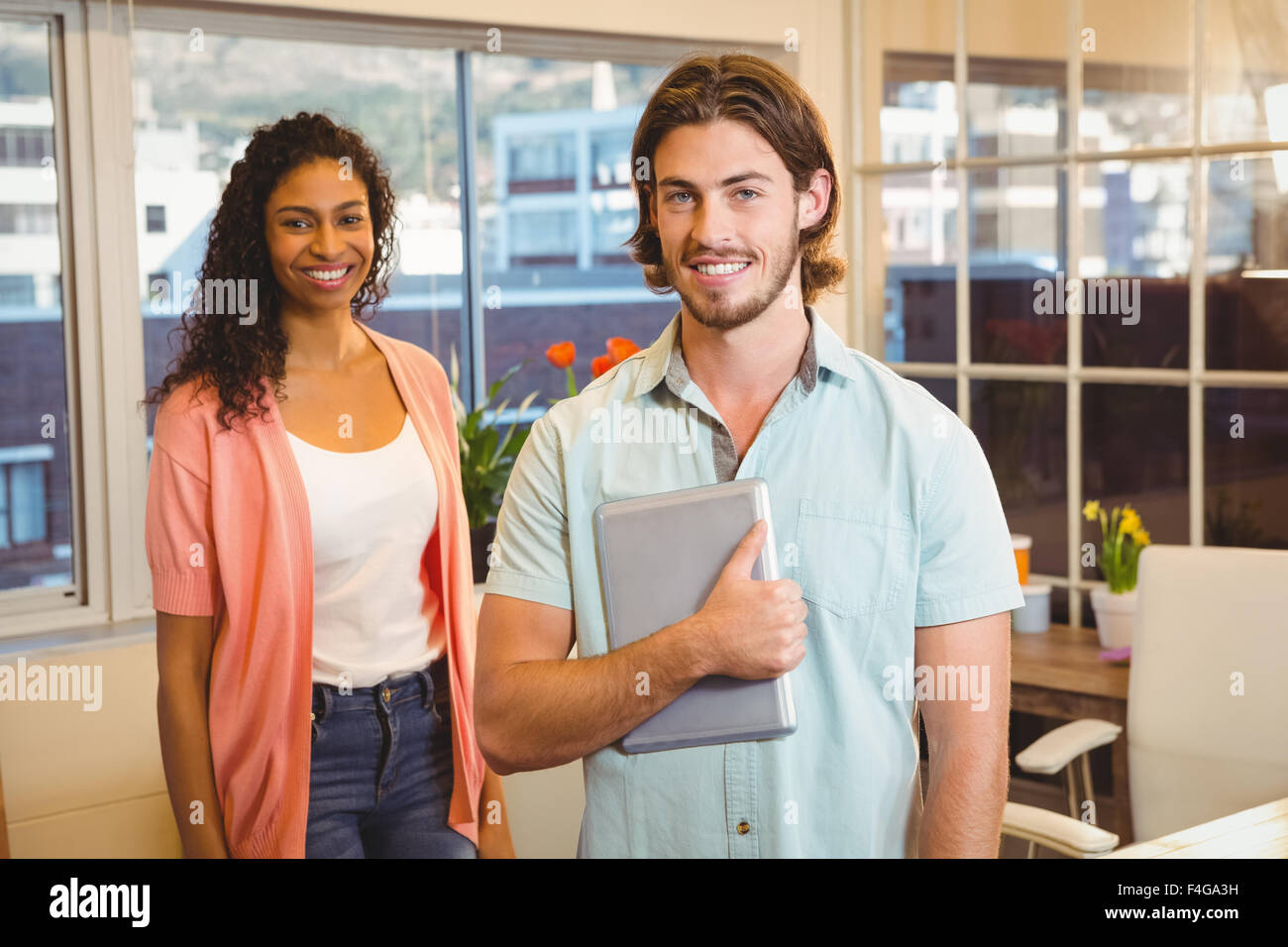 Confident businesswoman female colleague hi-res stock photography and ...
