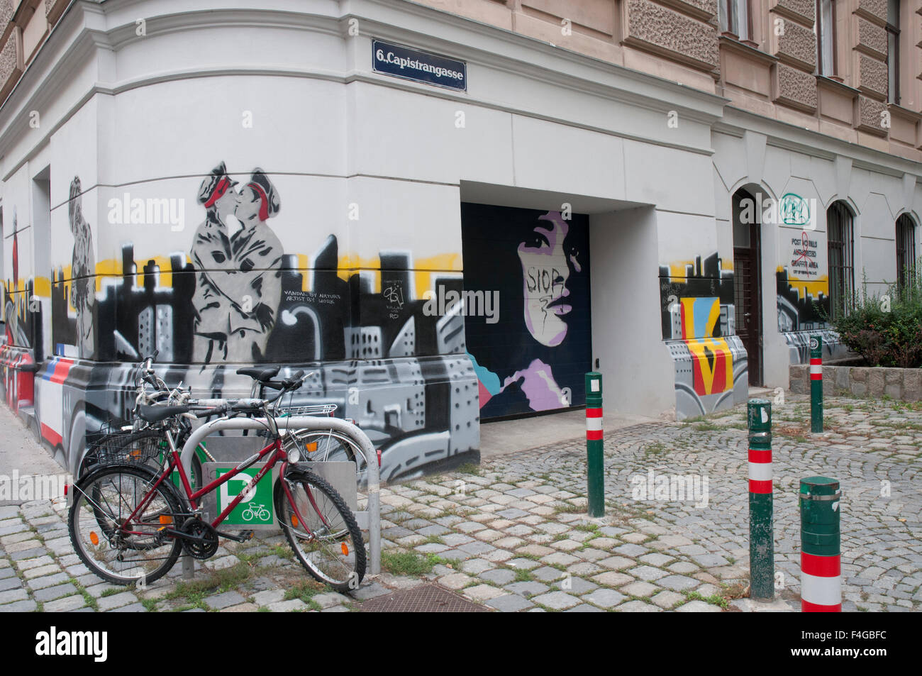 Streetscapes around the Mariahilferstrasse district of Vienna, Austria Stock Photo