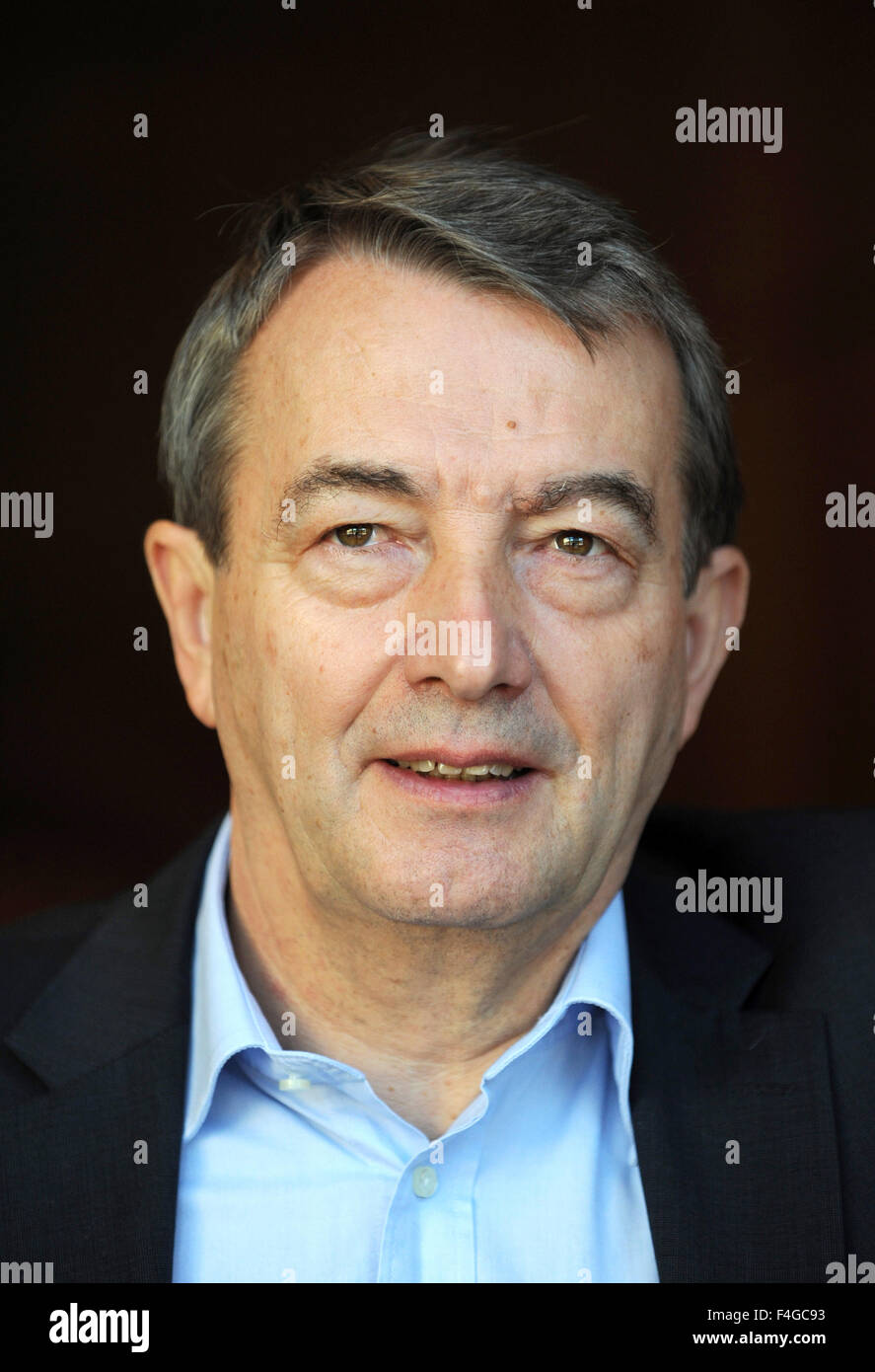 Kassel, Germany. 25th Feb, 2012. Designated President of the German Football Association Wolfgang Niersbach attends the Amateur Soccer Congress 'Verein(t) in die Zukunft' in Kassel, Germany, 25 February 2012. Photo: UWE ZUCCHI/dpa/Alamy Live News Stock Photo