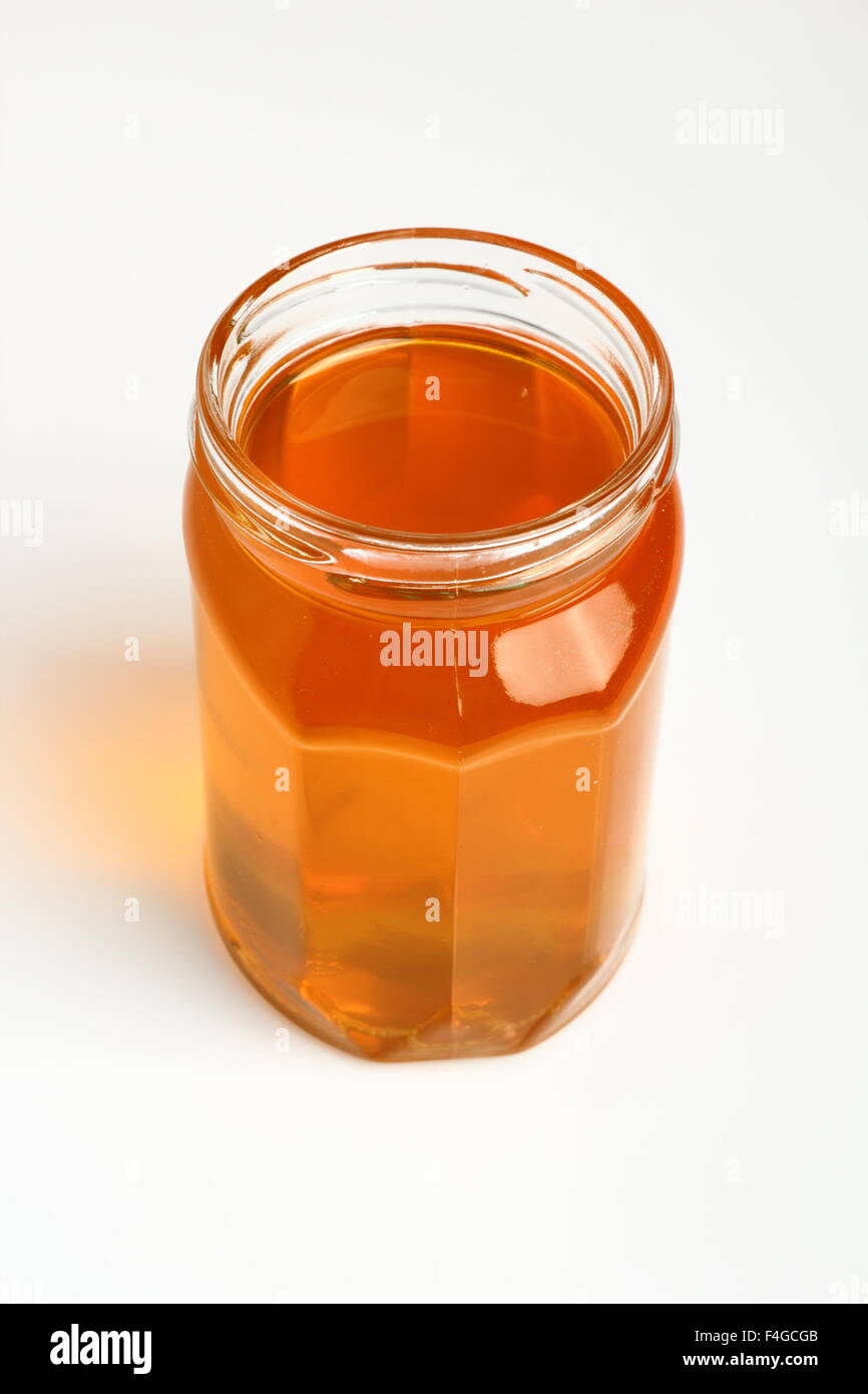 Jar of Honey Stock Photo Alamy
