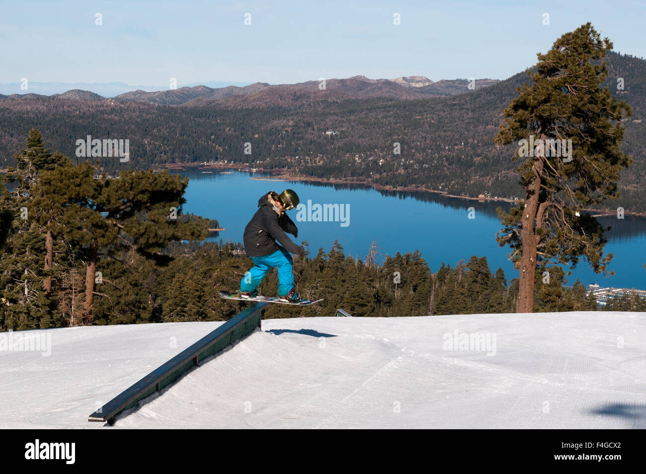 Ski Resort, Big Bear Lake, California, USA Stock Photo Alamy