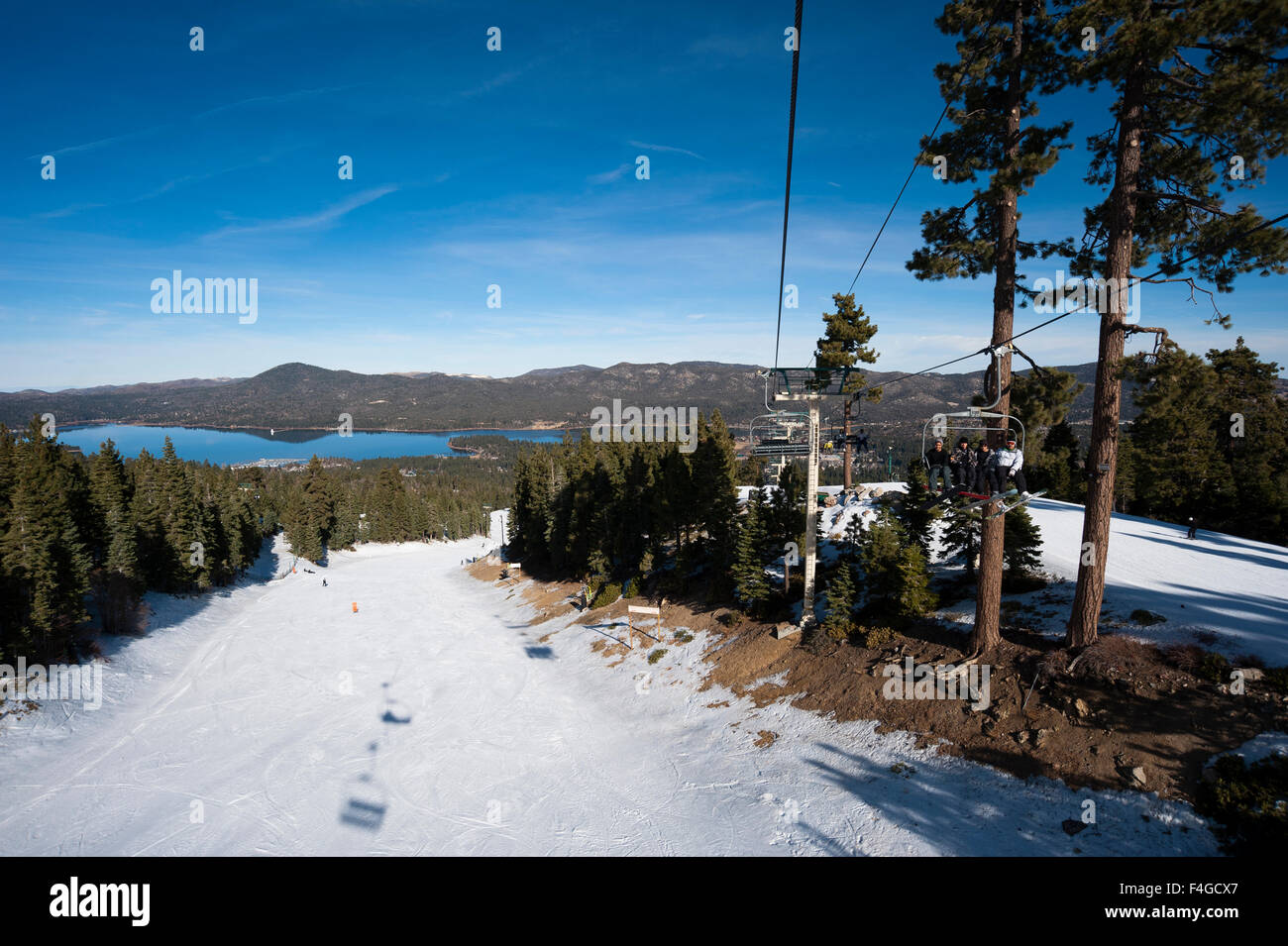 Ski Resort, Big Bear Lake, California, USA Stock Photo Alamy