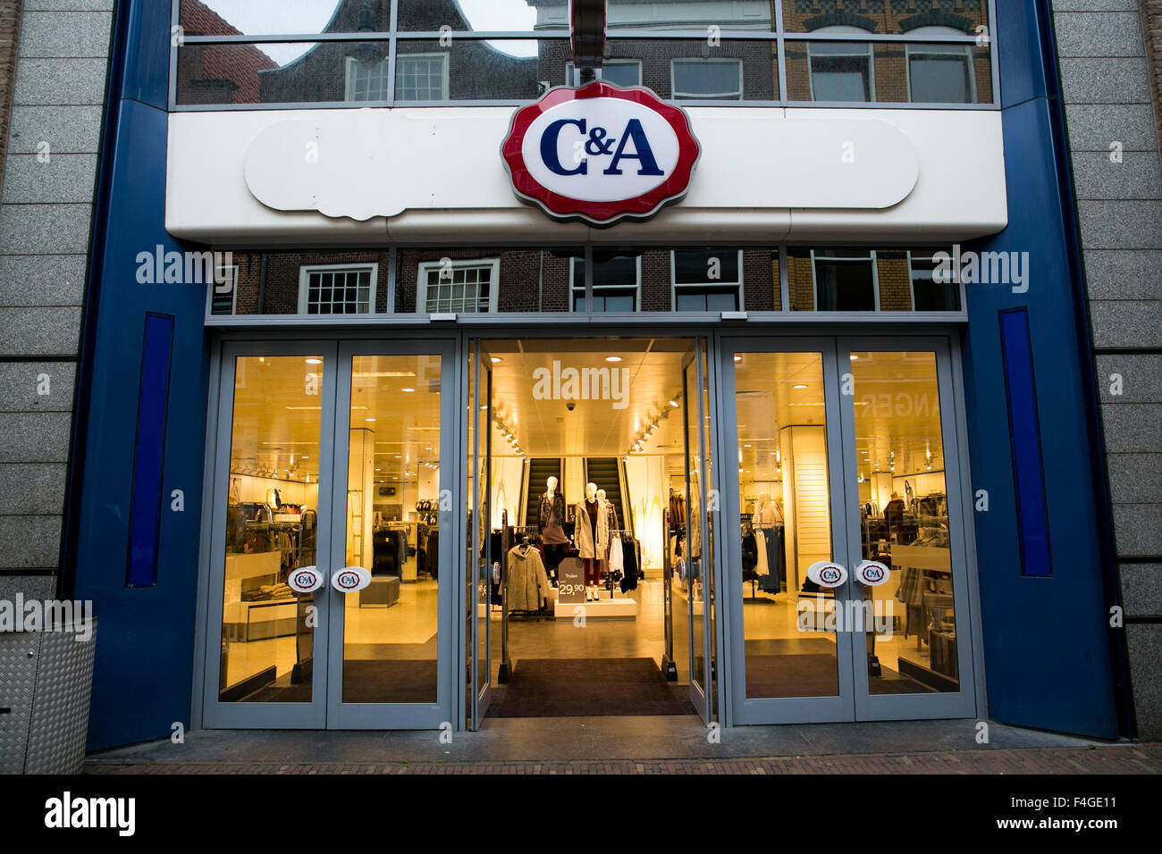 A logo sign outside of a C&A retail store in Haarlem, Netherlands on  October 5, 2015 Stock Photo - Alamy