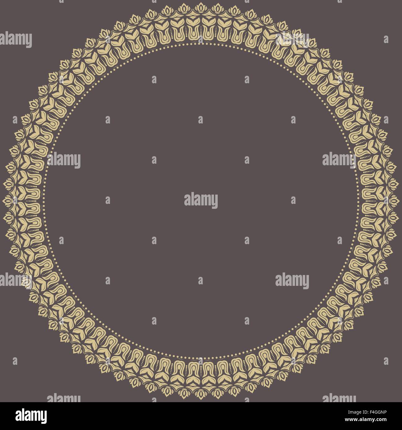 Floral Vector Fine Frame Stock Vector Image & Art - Alamy