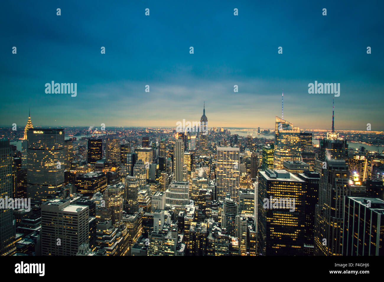 New York Sunset Stock Photo - Alamy