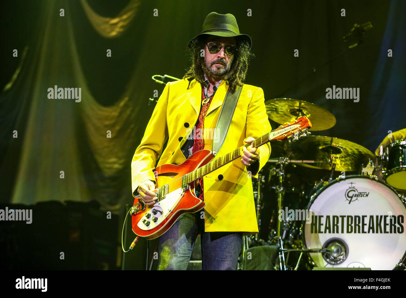 Music artist TOM PETTY & THE HEARTBREAKERS bring their 2014 Summer Tour to Raleigh, NC.  Tom Petty and the Heartbreakers is an American rock band from Gainesville, Florida. Stock Photo