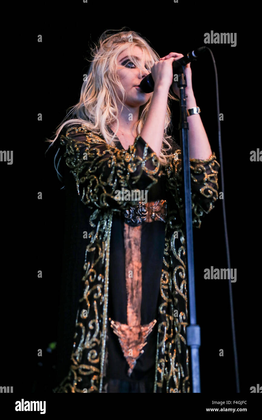 The Pretty Reckless performs live on tour. The Pretty Reckless is an