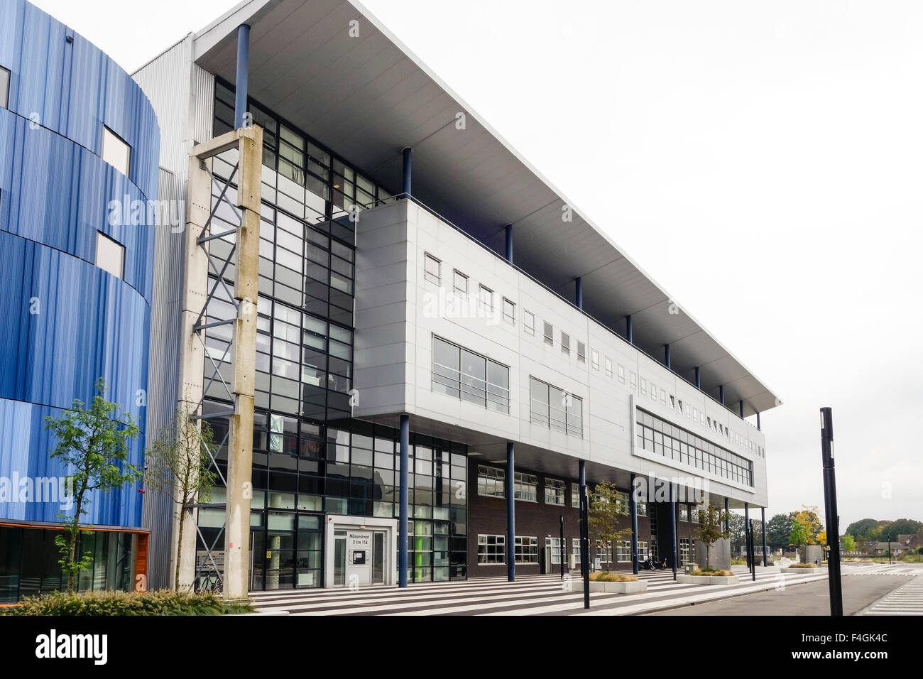 Hampshire Hotel Fitland, with stadium formerly owned by football club Fortuna Sittard, Limburg, Southern Netherlands. Stock Photo