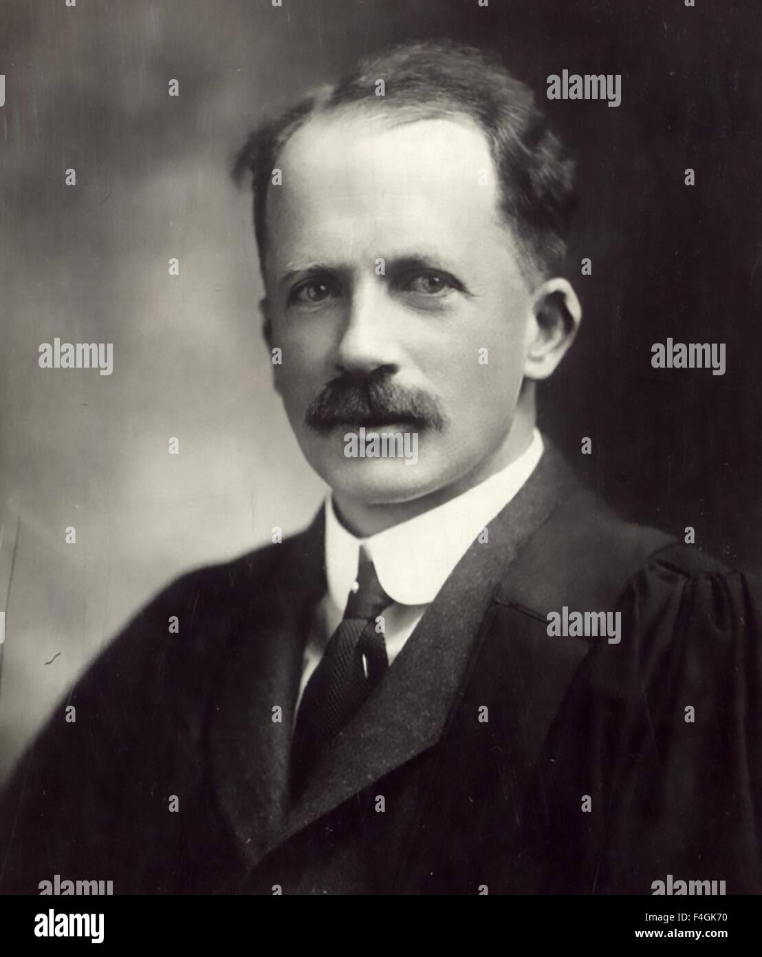 JOHN JAMES McLEOD (1876-1935) Scottish medical researcher awarded a joint Nobel prize in Phsiology or Medicine in 1923. Photographed about 1928 while working at the University of Toronto. Stock Photo