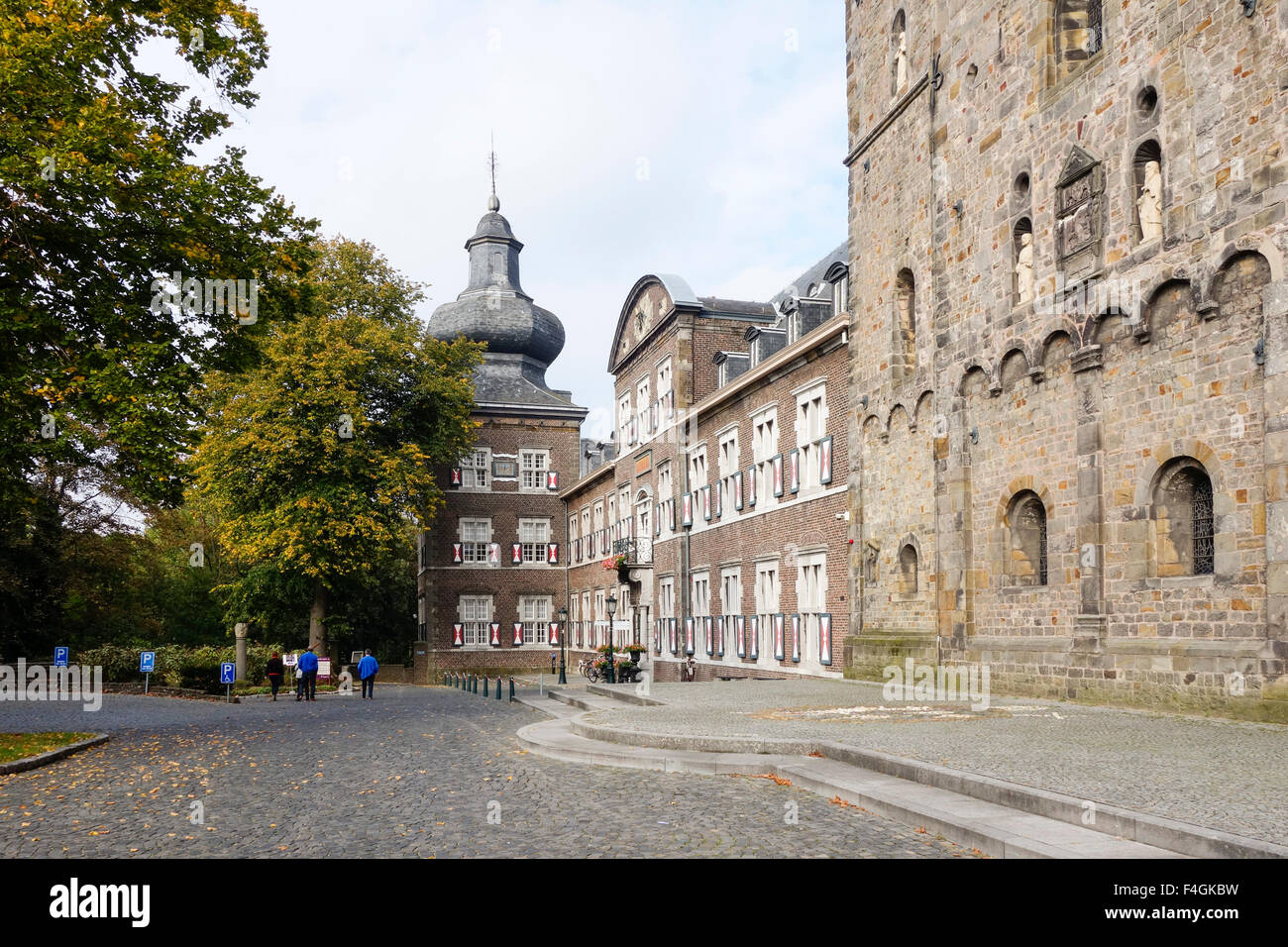 Rolduc medieval abbey, Kerkrade, Limburg, Netherlands. Stock Photo