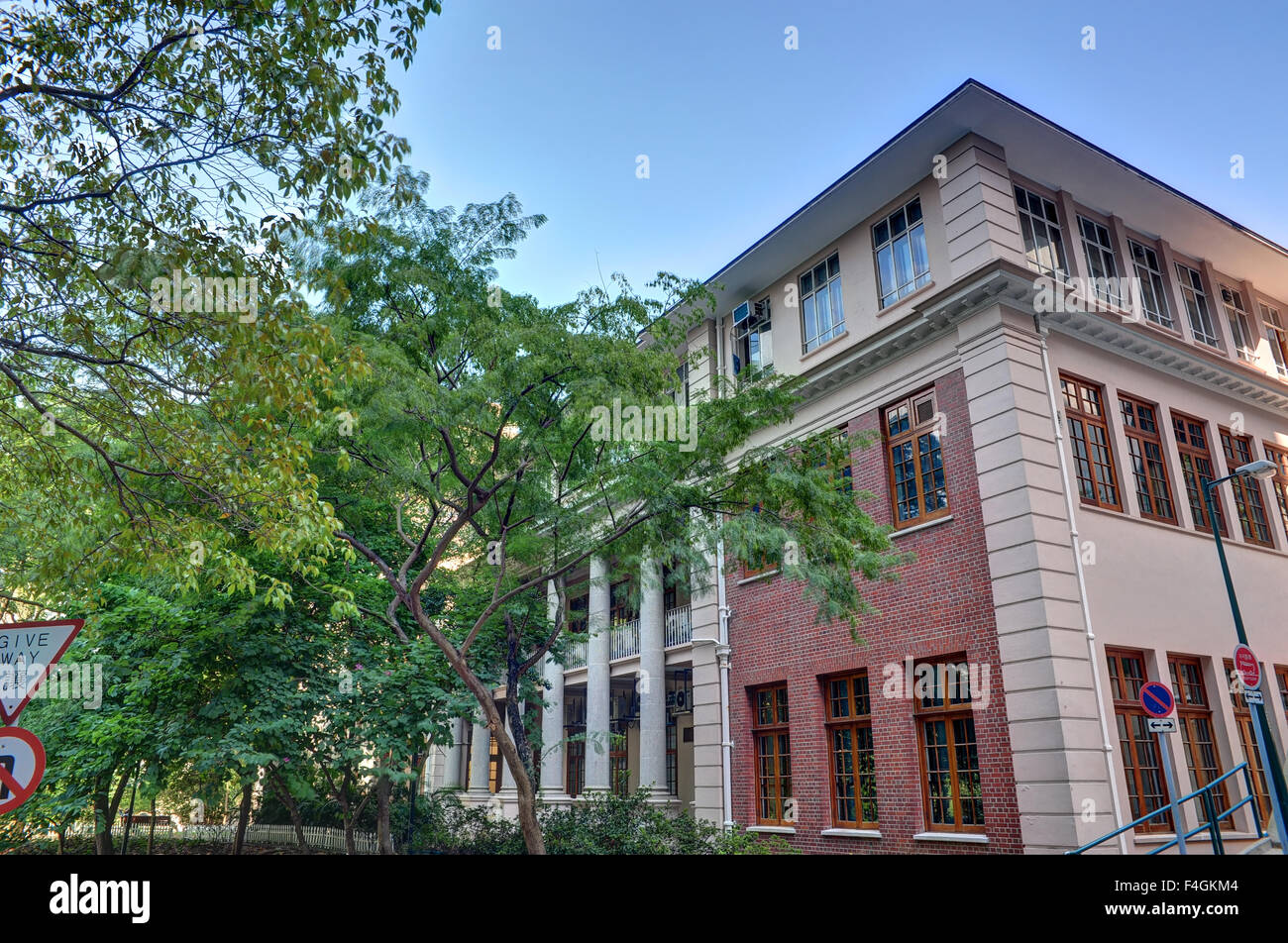 The University of Hong Kong in Hong Kong Island Stock Photo