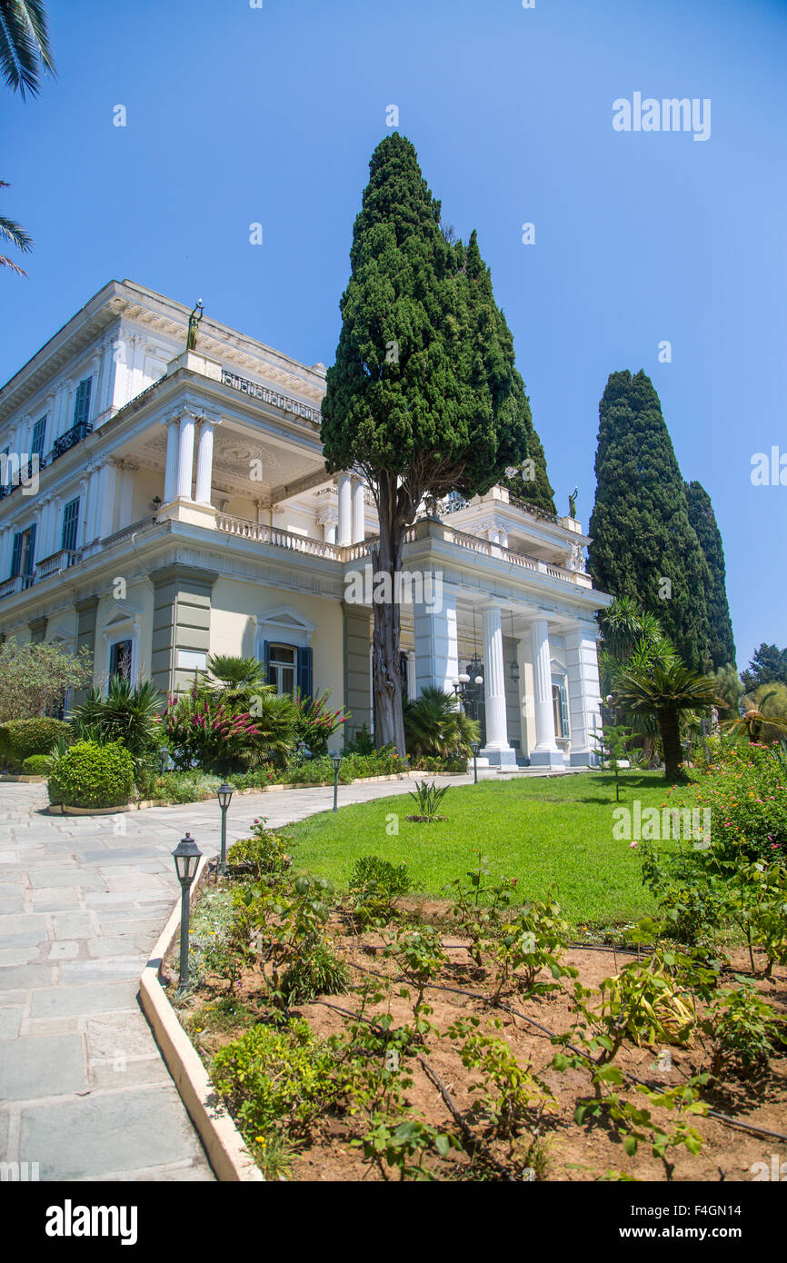 achilleion-at-corfu-greece-stock-photo-alamy