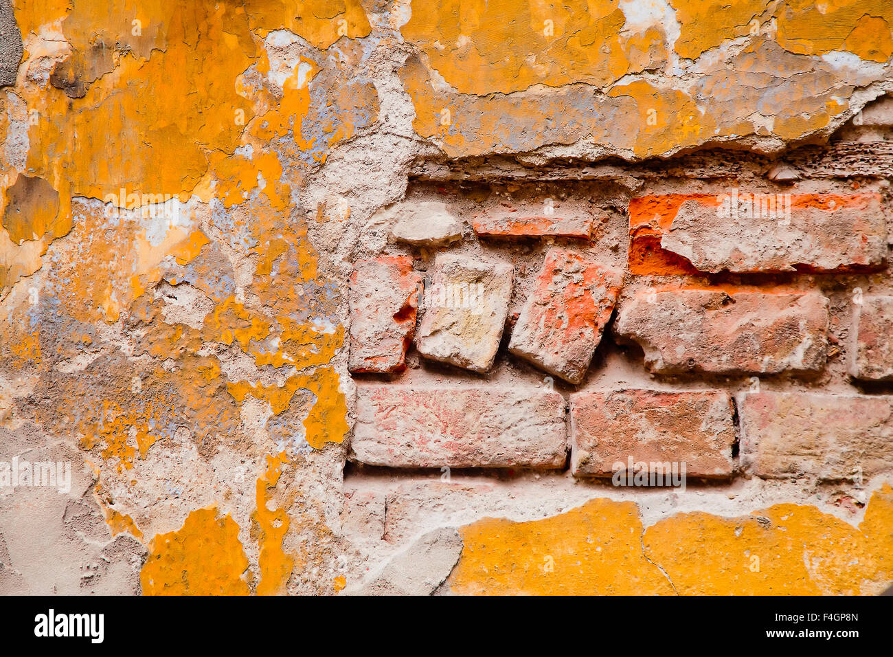 Wallpaper plaster wall old house hires stock photography and images