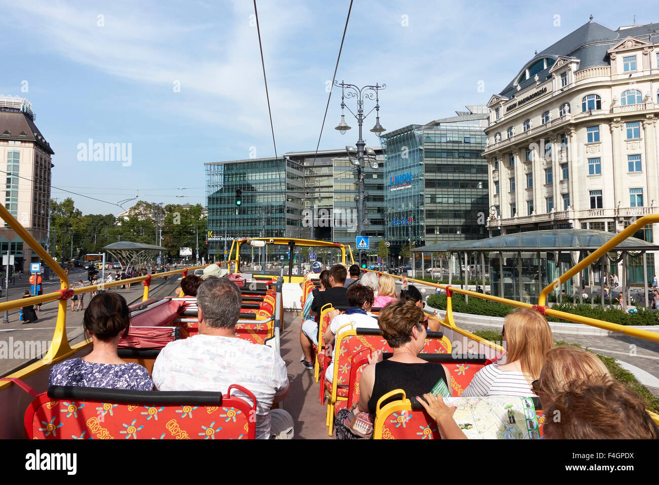 City Sightseeing tour bus, Budapest, Hungary Stock Photo
