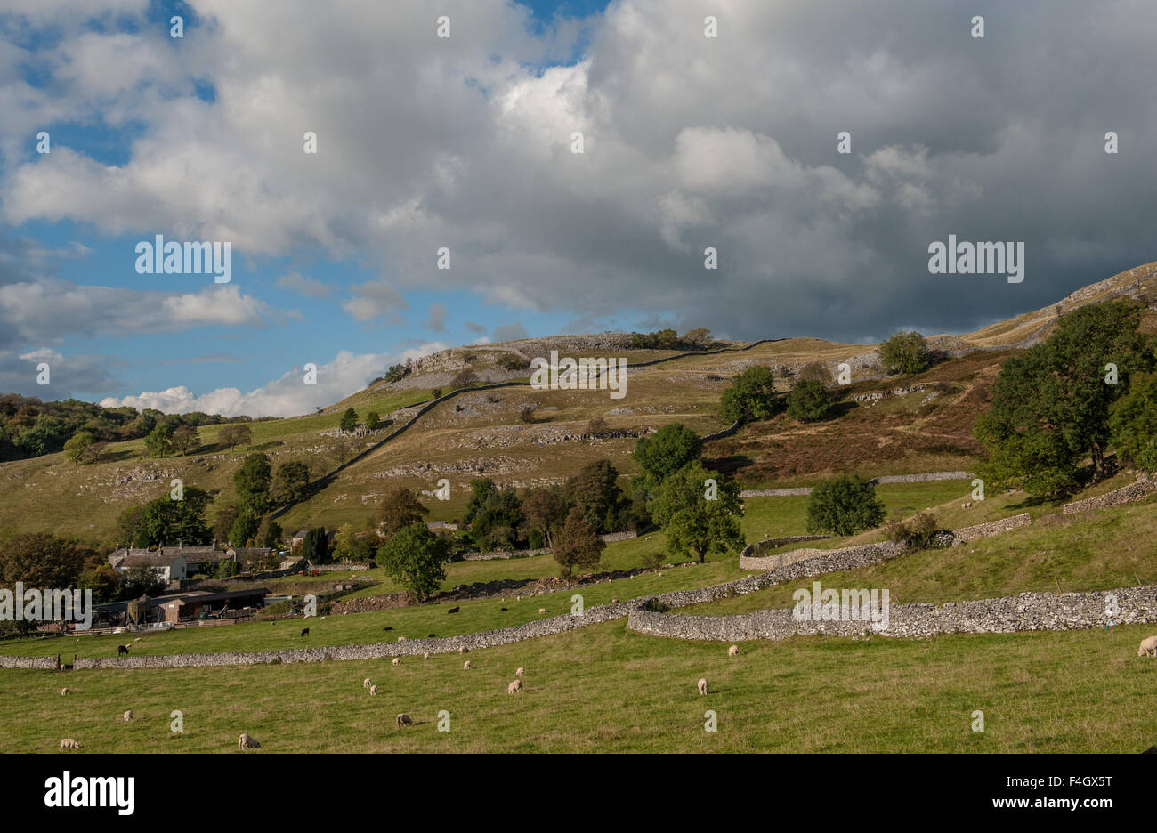 The Environs of Feizor in the Yorkshire Dales Stock Photo
