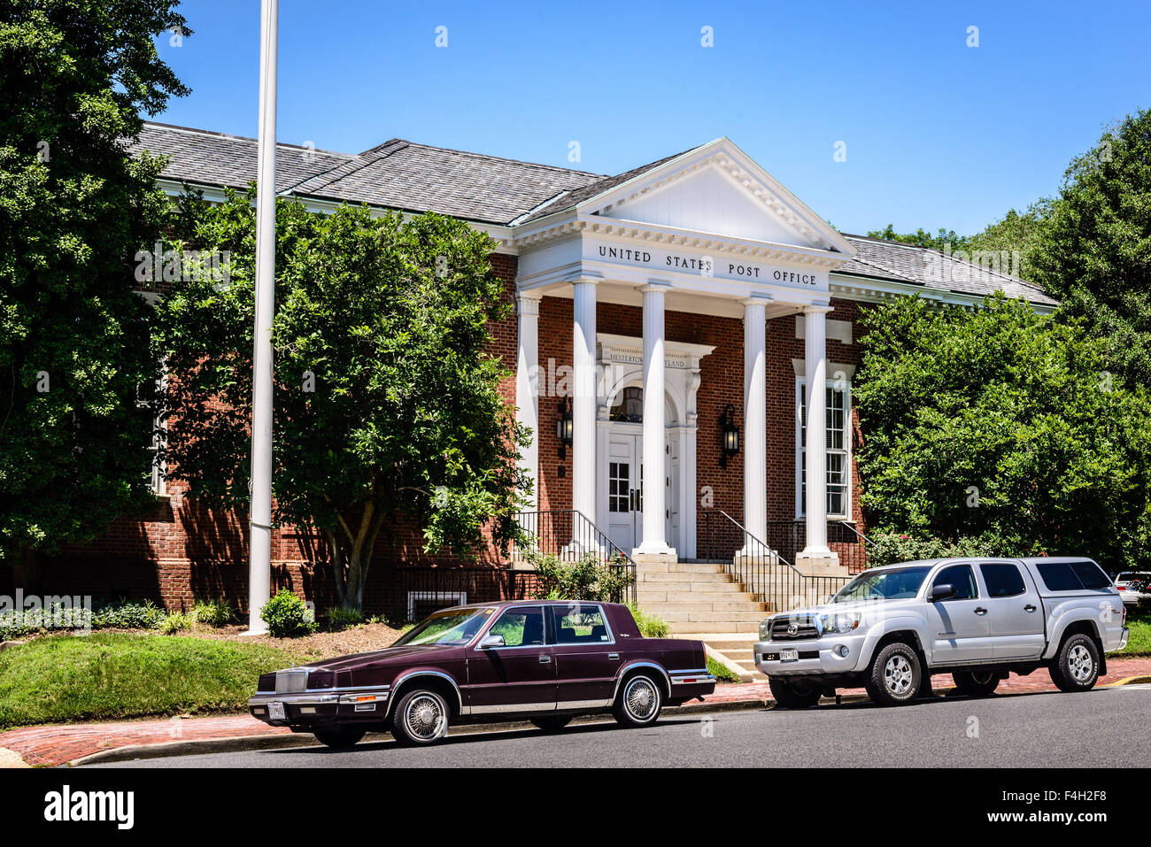 US Post Office, 104 Spring Avenue, Chestertown, Maryland Stock Photo Alamy